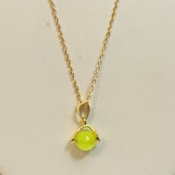 Lemon Jade solitary crystal pendant NEW - Picture 1 of 2